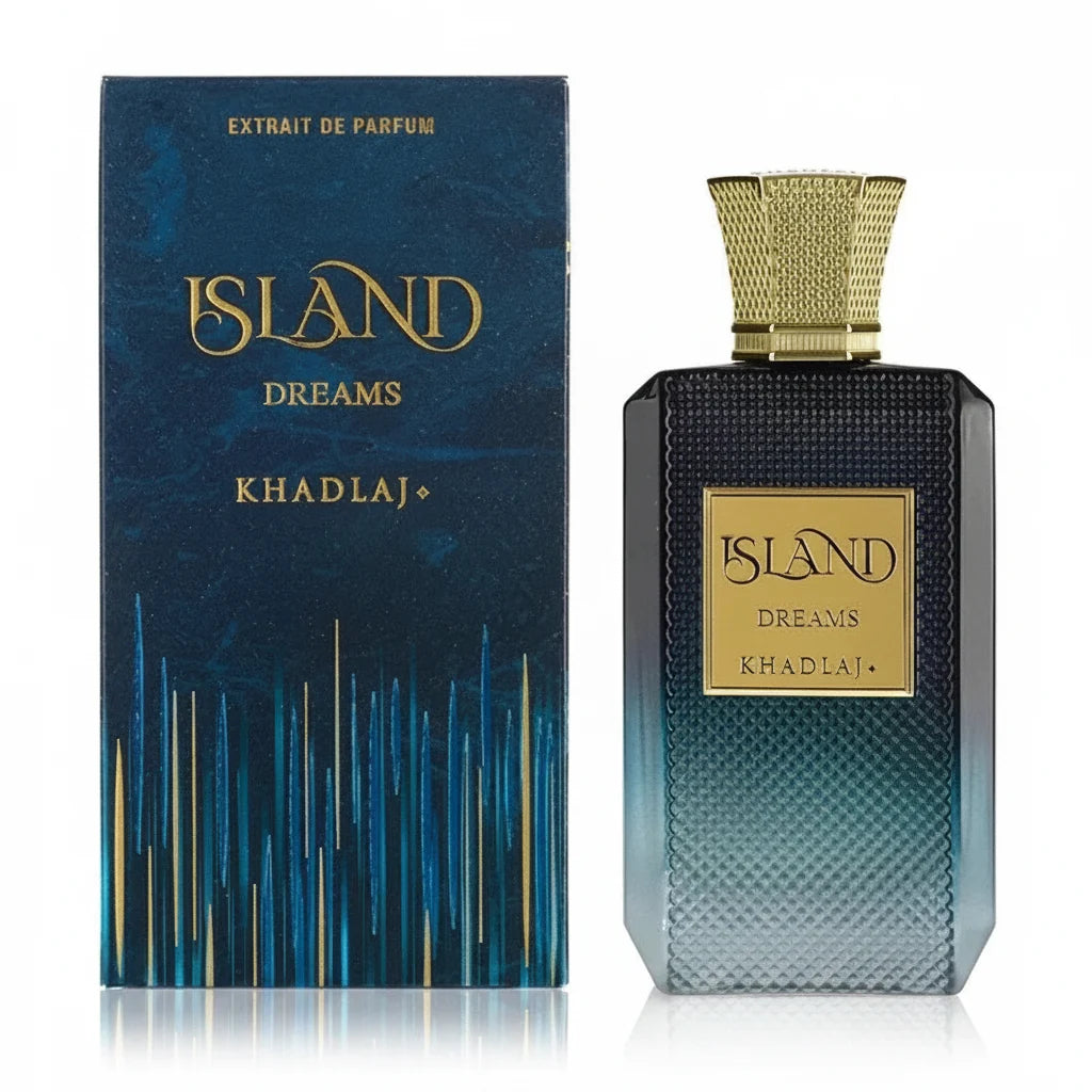 Khadlaj Island Dreams Extrait de Parfum Unisex 100ml / 3.4 oz – New Sealed Khadlaj