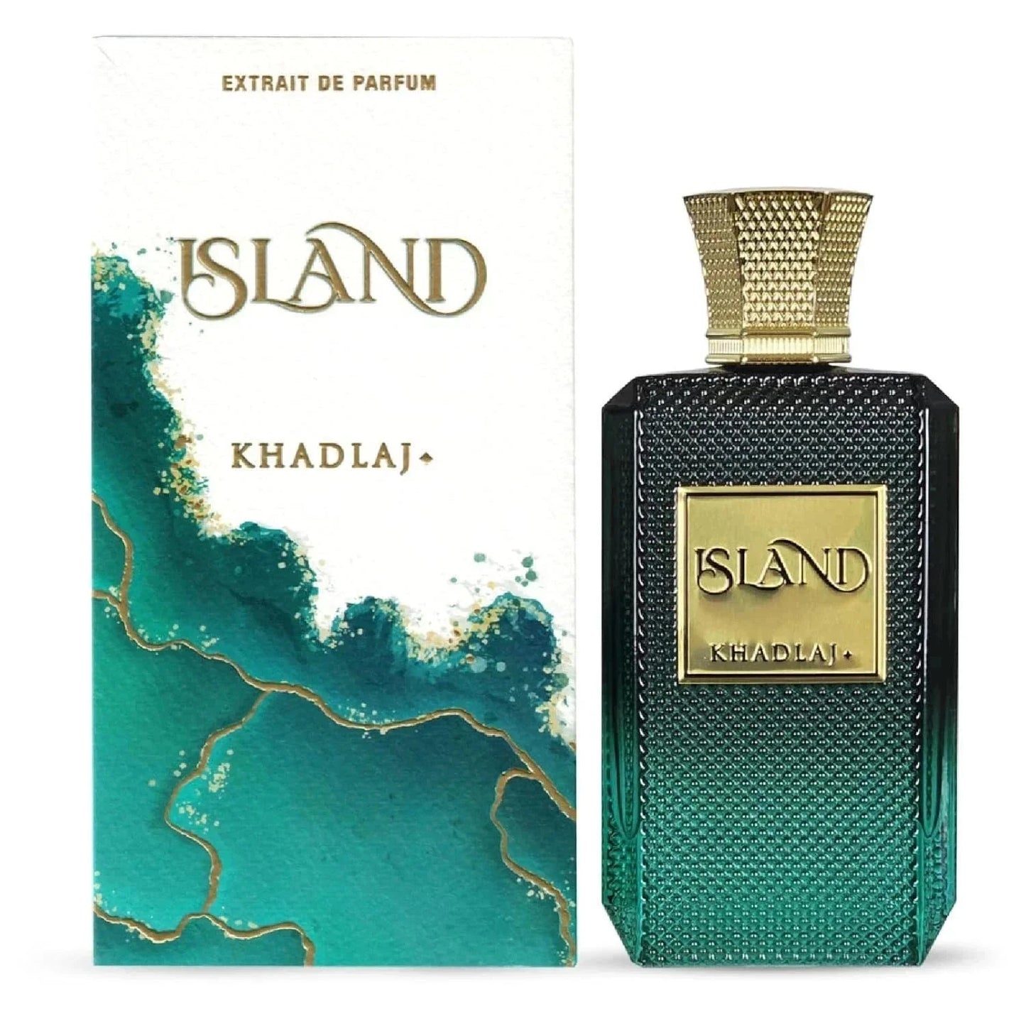 Khadlaj Island Extrait de Parfum Spray Unisex 3.4 oz / 100ml Khadlaj